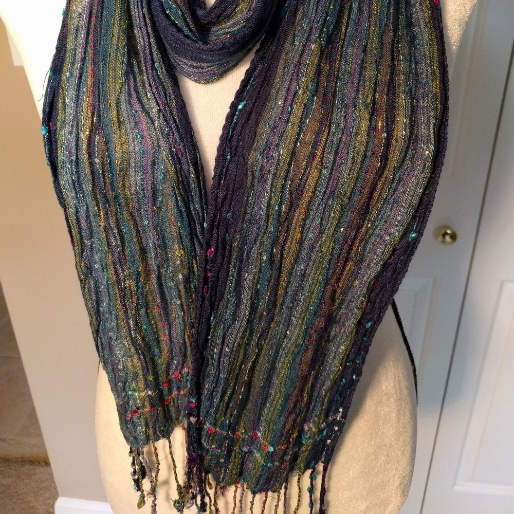3 for $12 Sale! Blue and Green Scarf